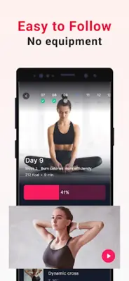 LazyFit Home Workout & Fit android App screenshot 1