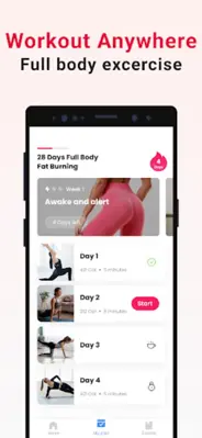 LazyFit Home Workout & Fit android App screenshot 5